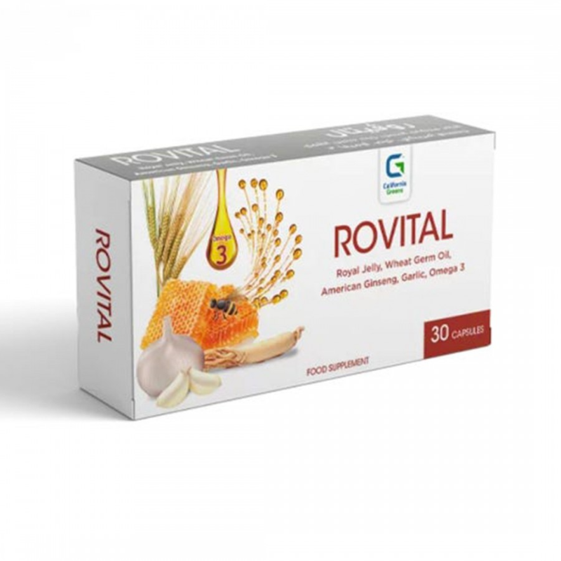 California Greens Rovital Royal Jelly 30 Caps