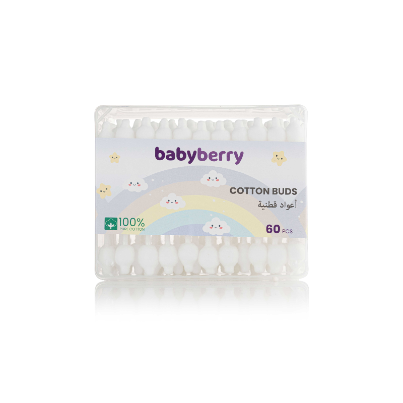 BABYBERRY BABY COTTON BUDS 60PCS