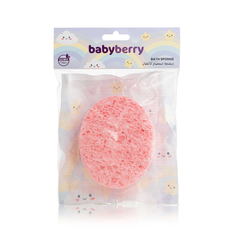 BABYBERRY BATH SPONGE PINK