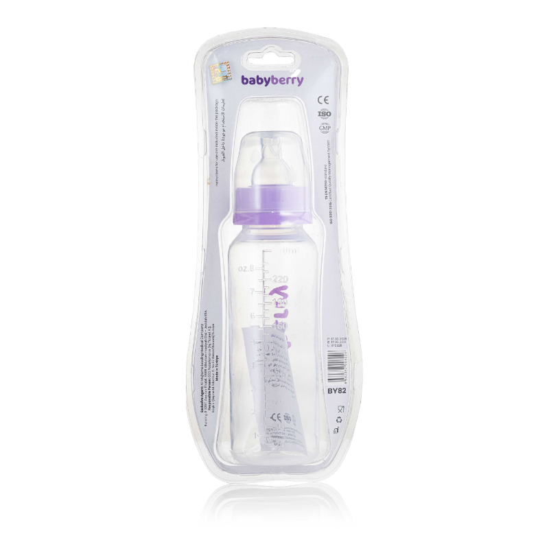 BABYBERRY PLAS CLASSIC BOTTLE 0-6M 250ML