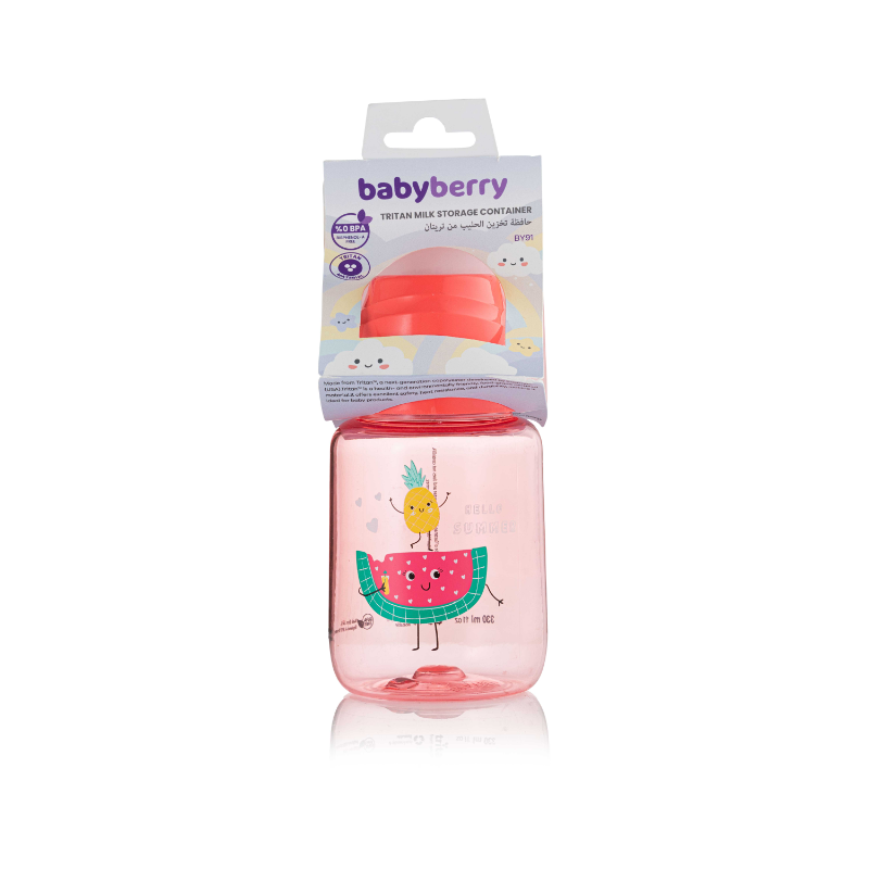 BABYBERRY PLAS MILK CONTAINER HELLO SUMMER