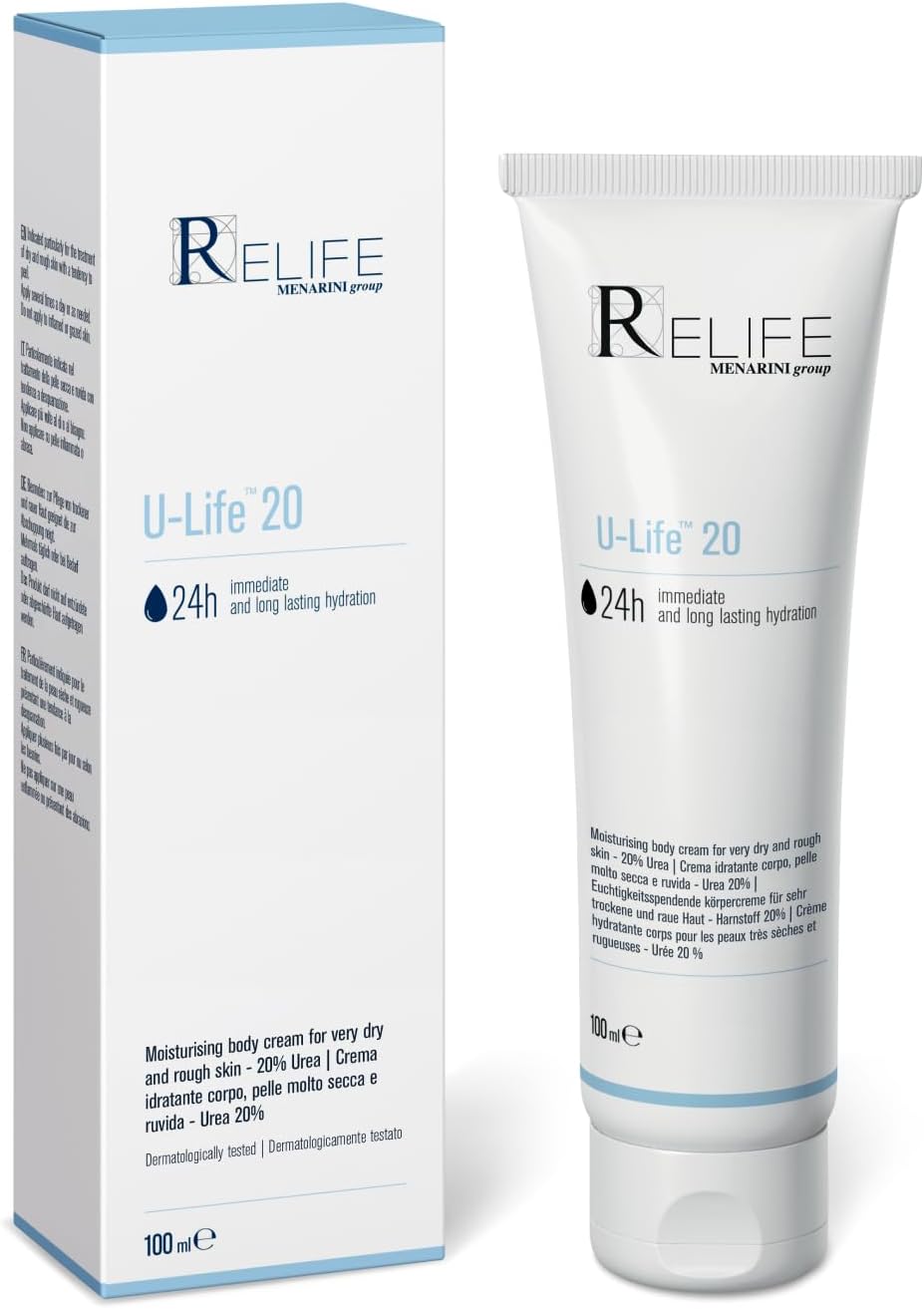 RELIFE U-LIFE 20 BODY CREAM MOISTURISER 100ML