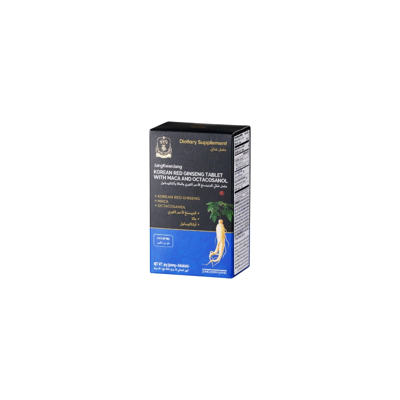 KOREAN RED GINSENG TABLET WITH MACA AND OCTACOSANOL 60TAB
