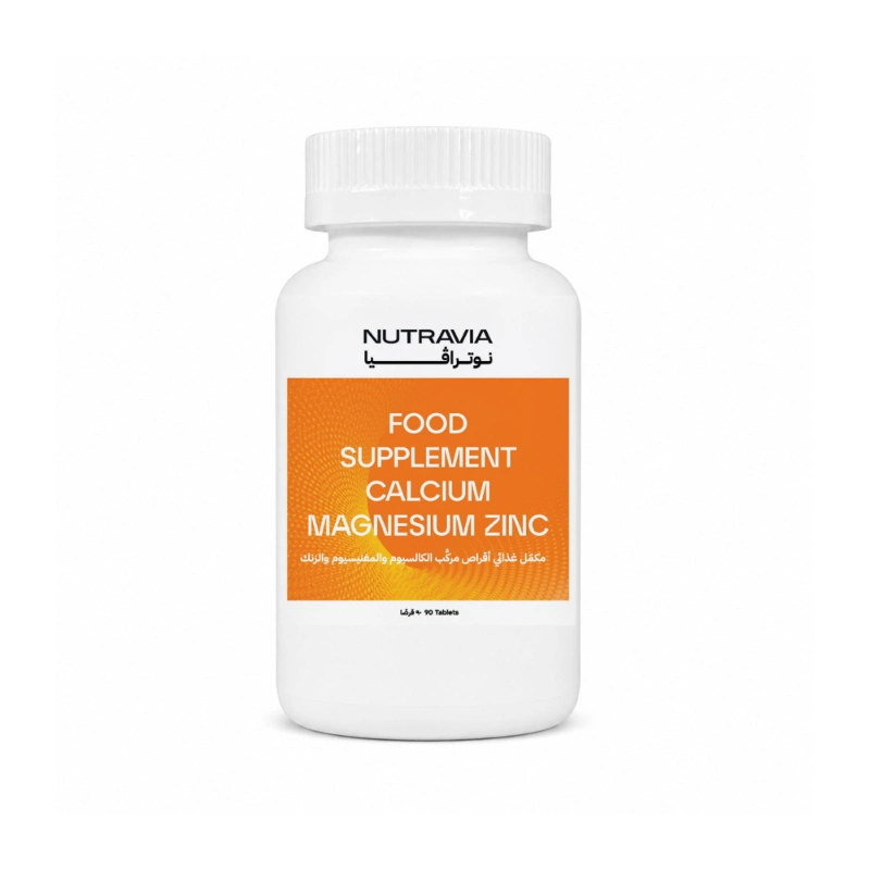 NUTRAVIA CALCIUM MAGNESIUM ZINC 90 TABS