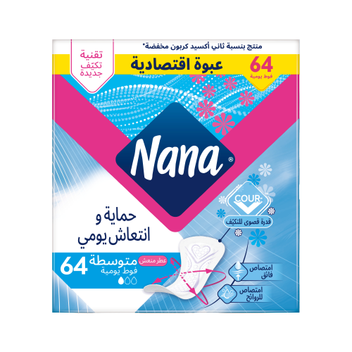 NANA PROTECTION&FRESHNESS NORMAL 64 PCS SCENT