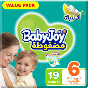 BABYJOY COMPRESSED DIA (6) XXL 16-25KG 19DIA