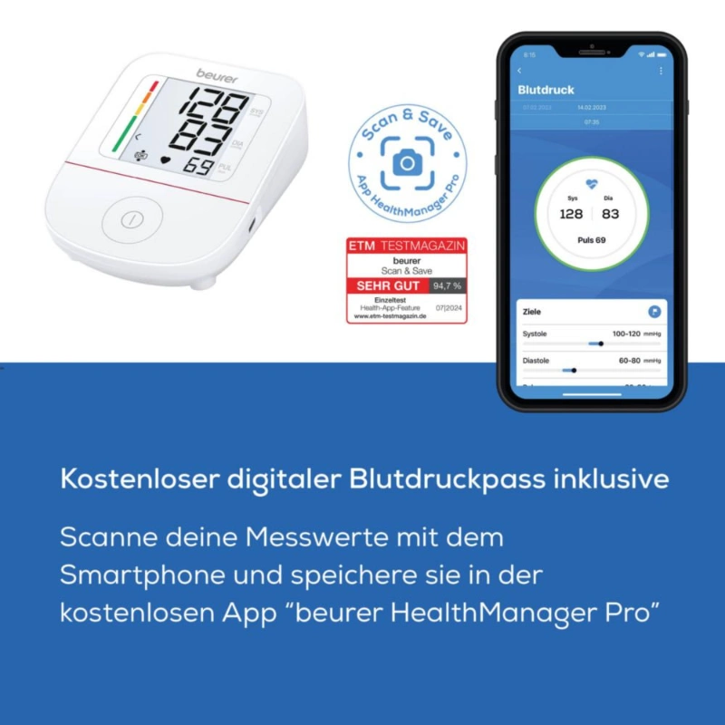 beurer bm 23 – upper arm blood pressure monitor  | almujtama pharmacy