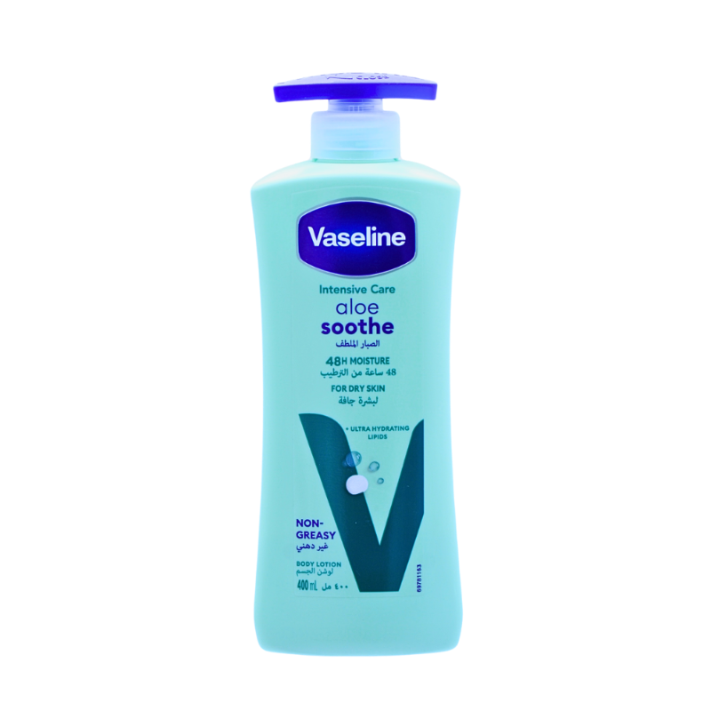 VASELINE INTENSIVE CARE LOTION ALOE SOOTHE 400ML