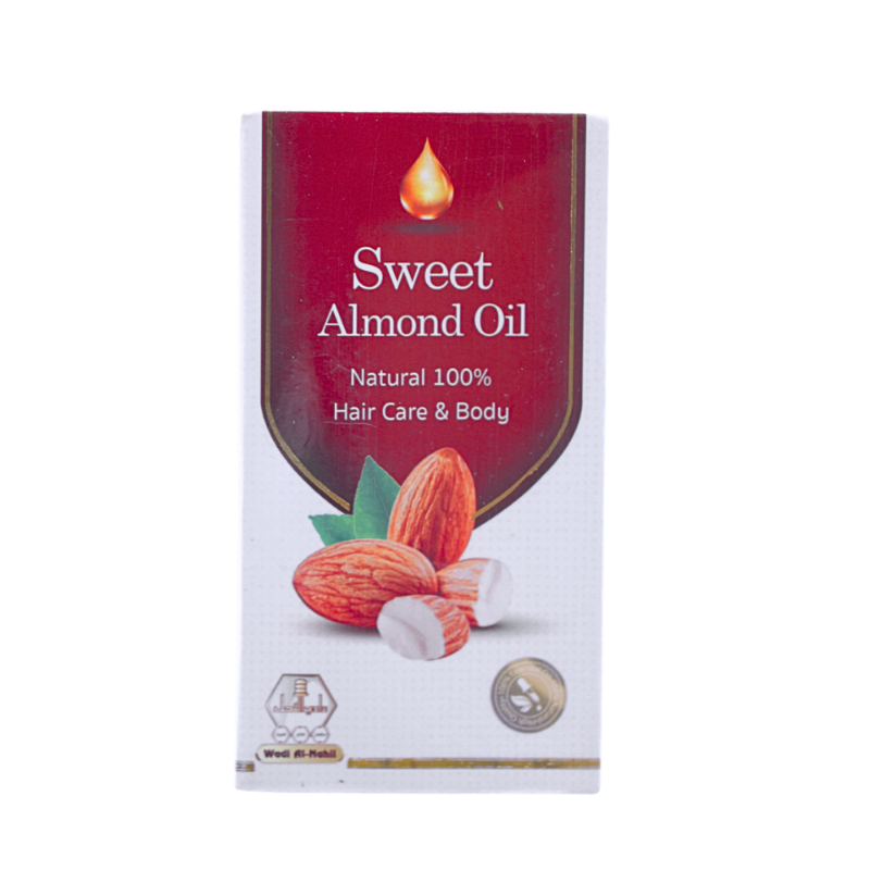 وادي النحل زيت باللوز الحلو للجسم والشعر  125مل