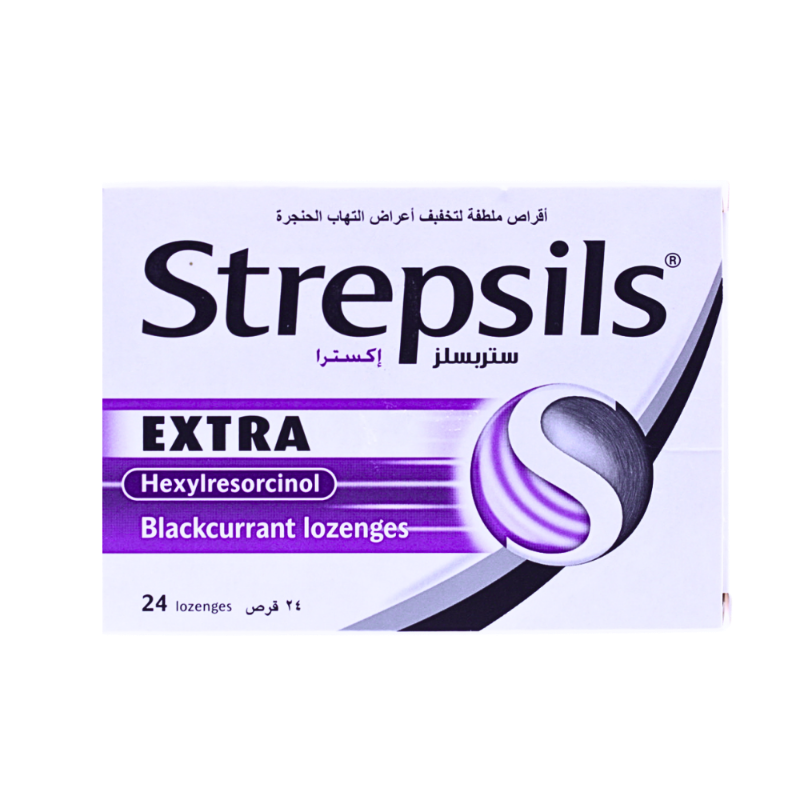STREPSILS LOZENGES EXTRA 24PCS 