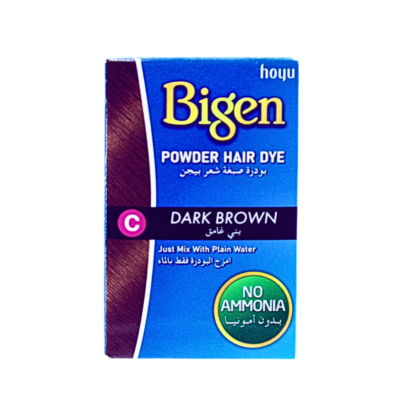 BIGEN POWDER HAIR DYE AMM.FREE DARK BRWON C 6G