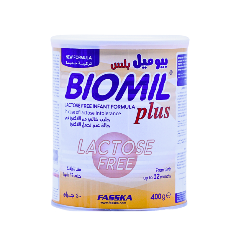 BIOMIL PLUS LACTOSE FREE MILK 0-12M 400G