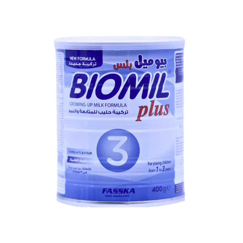BIOMIL PLUS 3 GROWING UP MILK VANILLA 1-3Y 400G