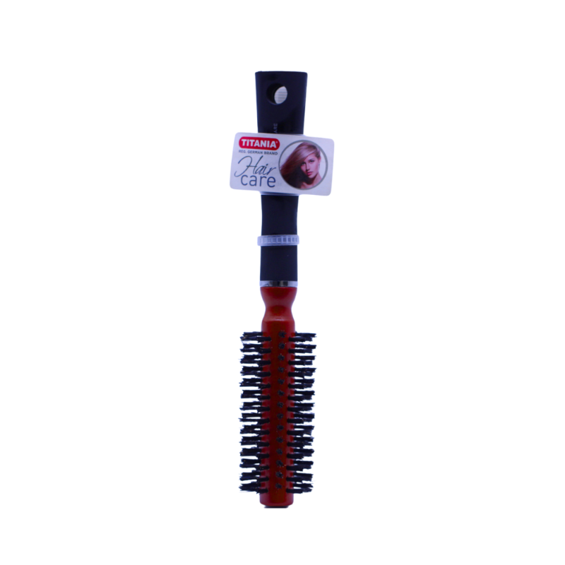 TITANIA STYLE HAIR BRUSH M WOOD BLACK  1781