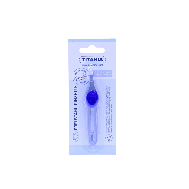 TITANIA FACE TWEEZERS STAINLESS STEEL #1090\60B null