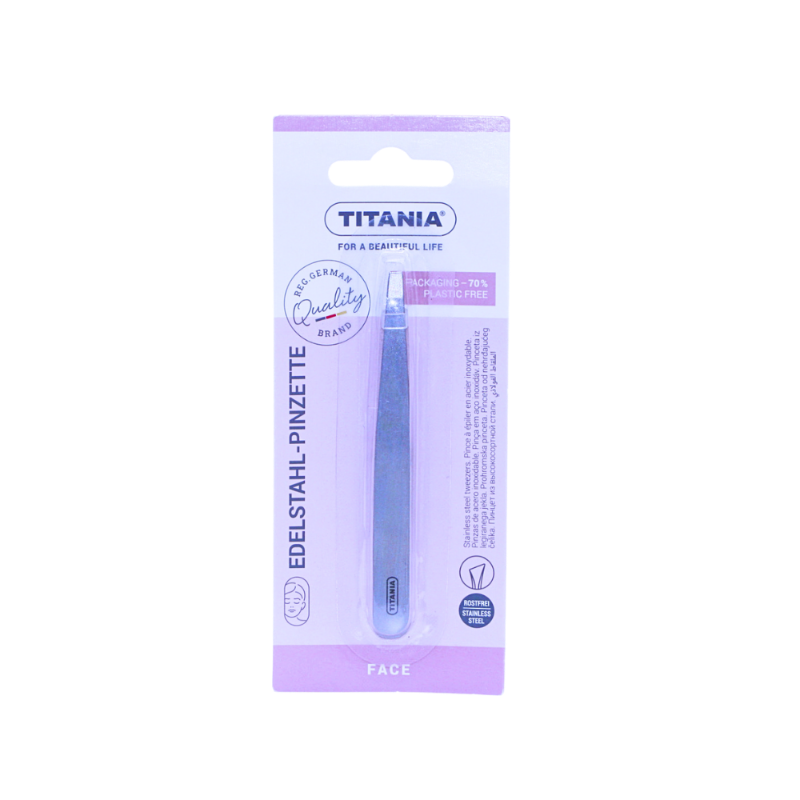 TITANIA FACE TWEEZERS STAINLESS STEEL #1090\62B null