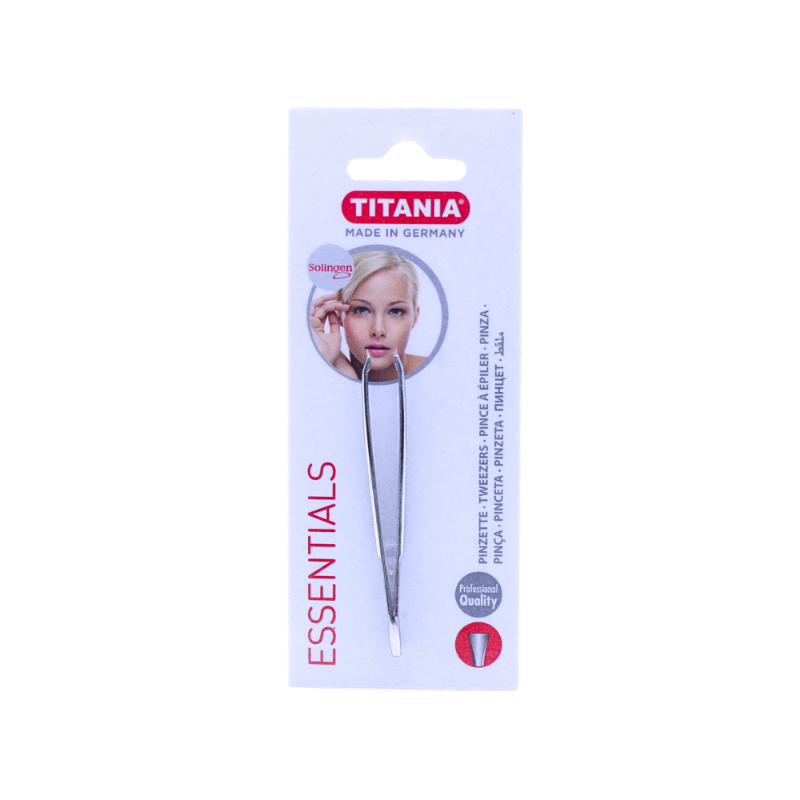 TITANIA SOLINGEN ESSENTIALS TWEEZERS STEEL 1067\G