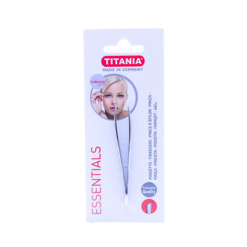 TITANIA SOLINGEN ESSENTIALS TWEEZERS STEEL 1070\B null