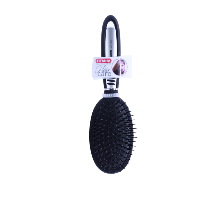 TITANIA HAIR BRUSH PLASTIC BLACK 1361 null