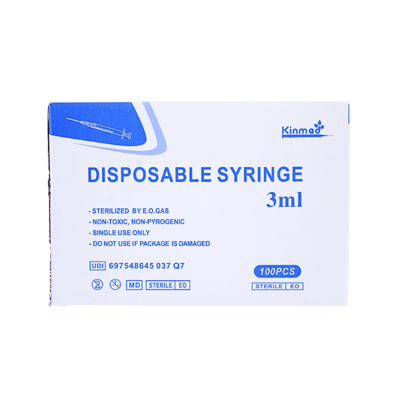 DISPOSABLE SYRINGE 3ML×100PCS null