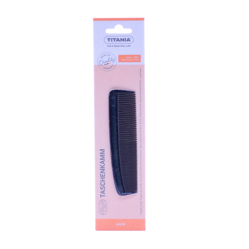 TITANIA COMB PLASTIC BLACK SMALL 1810\2 null
