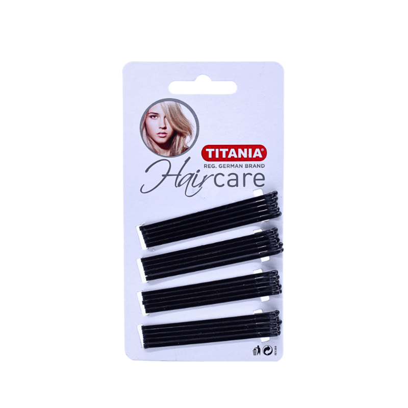TITANIA MY STYLE HAIR PINS BLACK #8060\7 null