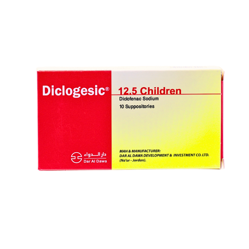 DICLOGESIC 12.5/MG CHILDREN 10/SUPP