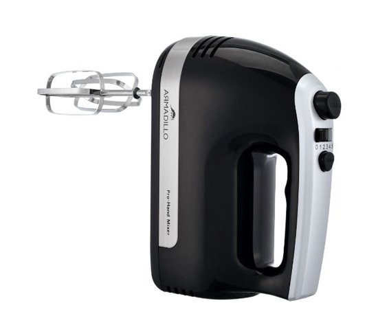 Armadillo Hand Mixer - 5 Speeds - 500 Watts - Black