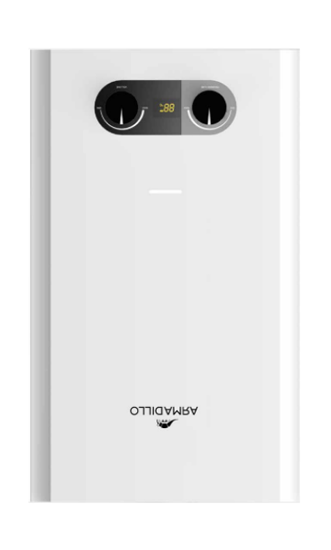 Armadillo Gas Water Heater 6 Litre - White