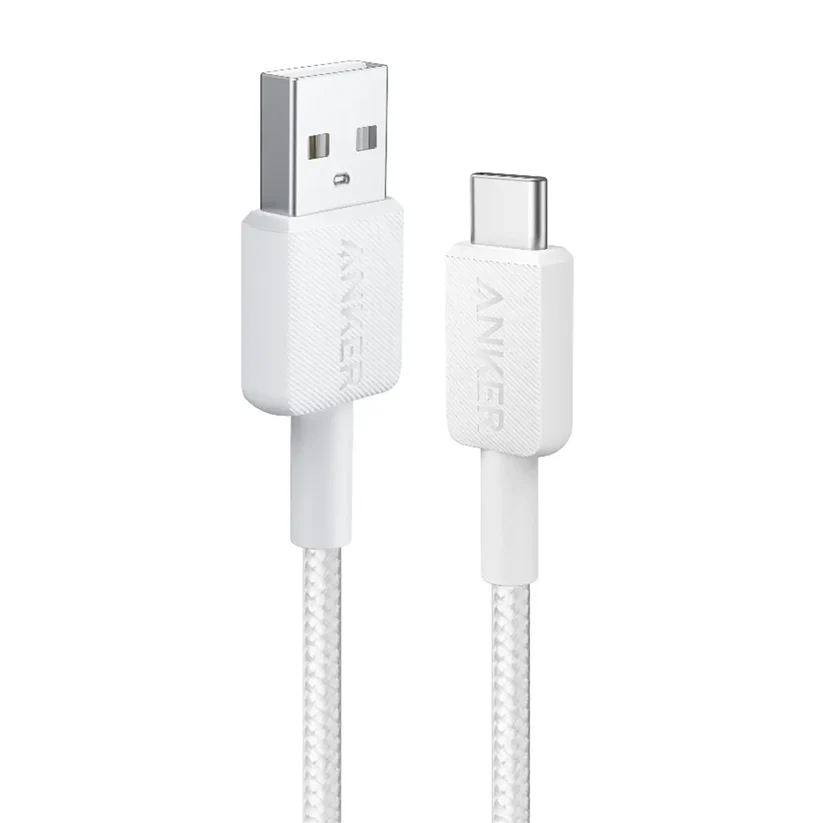 Anker Cable 322 USB-A to USB-C 3ft White | A81H5H21 Anker Cable 322 USB-A to USB-C 3ft White | A81H5H21