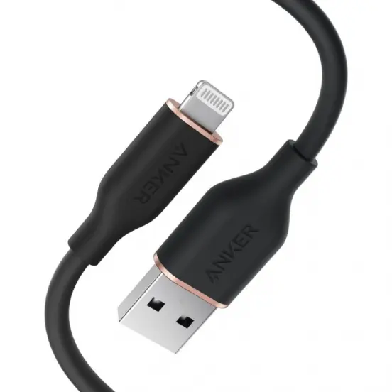 Anker PowerLine III Flow USB-A to Lighting Cable 3Ft - Black | A85A1011