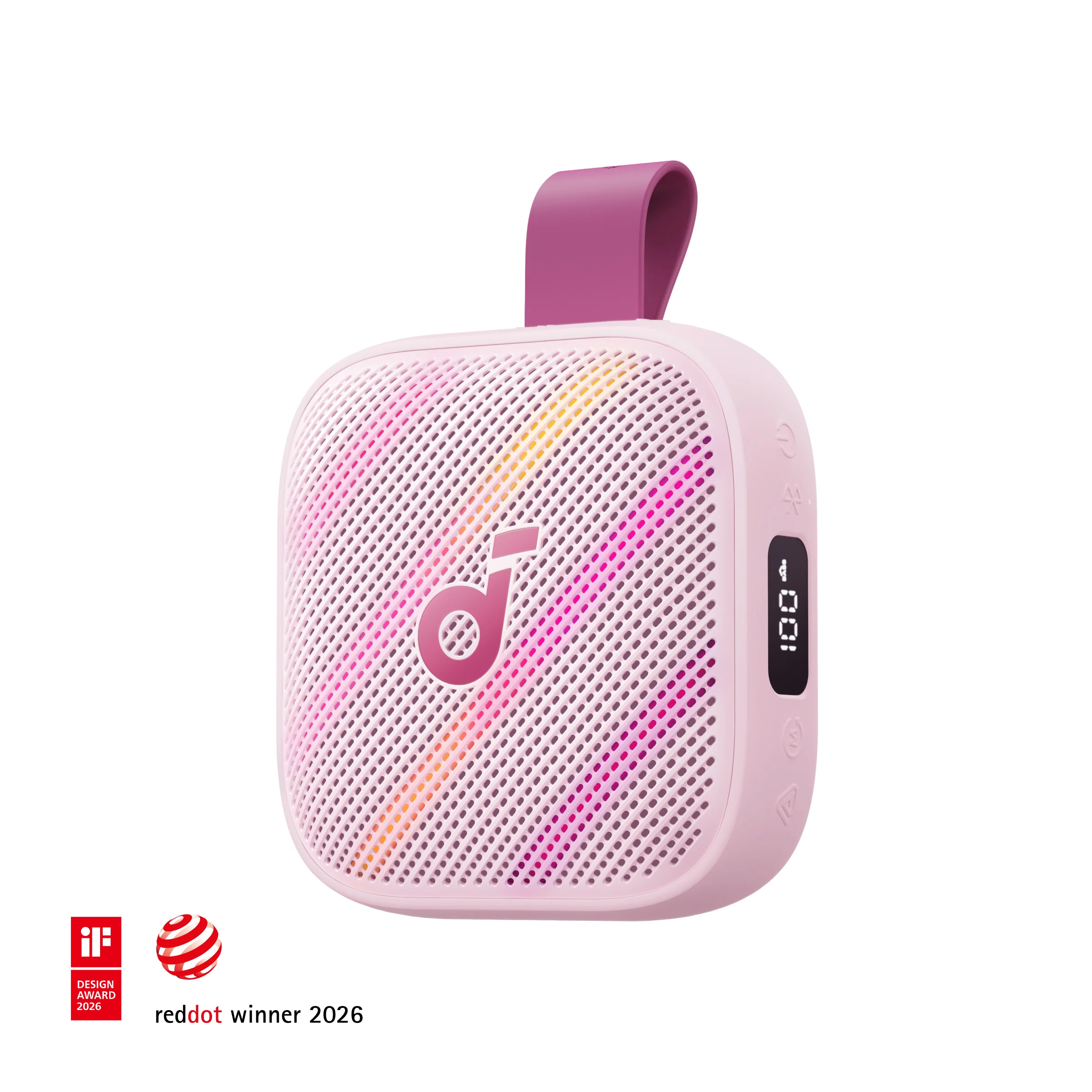 Anker Soundcore Boom Go 3i Portable Bluetooth Speaker - Pink | D5103050