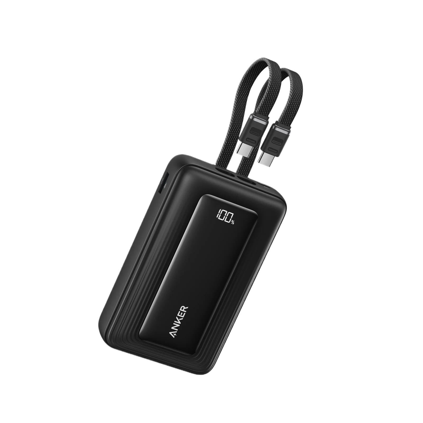 Anker Zolo Power Bank 20,000mAH 45W Built-In Dual USB-C Cables - Black | A110MH12 Anker Zolo Power Bank 20,000mAH 45W Built-In Dual USB-C Cables - Black | A110MH12