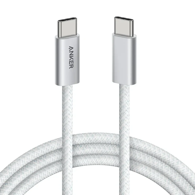 Anker Zolo USB-C to USB-C Cable 6ft 240W - White | A8060H22