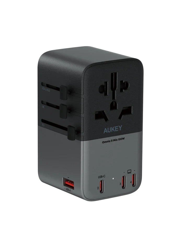 Aukey  100W GaN Universal Adapter - Black | PA-TA09A