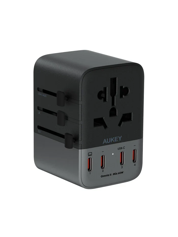 Aukey 65W GaN Universal Adapter - Black | PA-TA08A