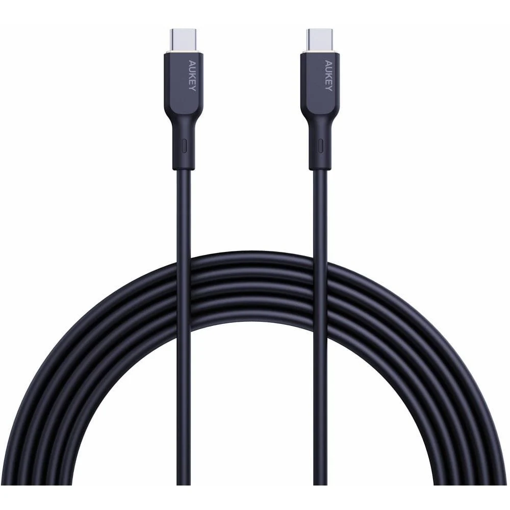 أوكي سيركلت بلينك كابل USB-C إلى USB-C بقدرة 100 واط بطول 1 متر - أسود | CB-SCC101-BK