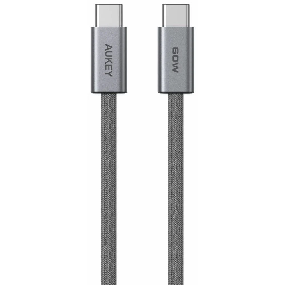 أوكي سيركلت بلينك كابل USB-C إلى USB-C بقدرة 60 واط بطول 1 متر - رمادي | CB-DCC061-GY