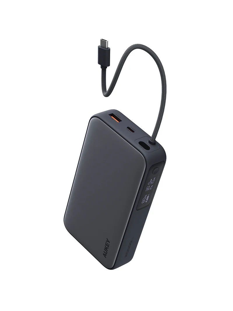 Anker 733 Power Bank 10,000mAH 65W 2-in-1 With Charger - Black