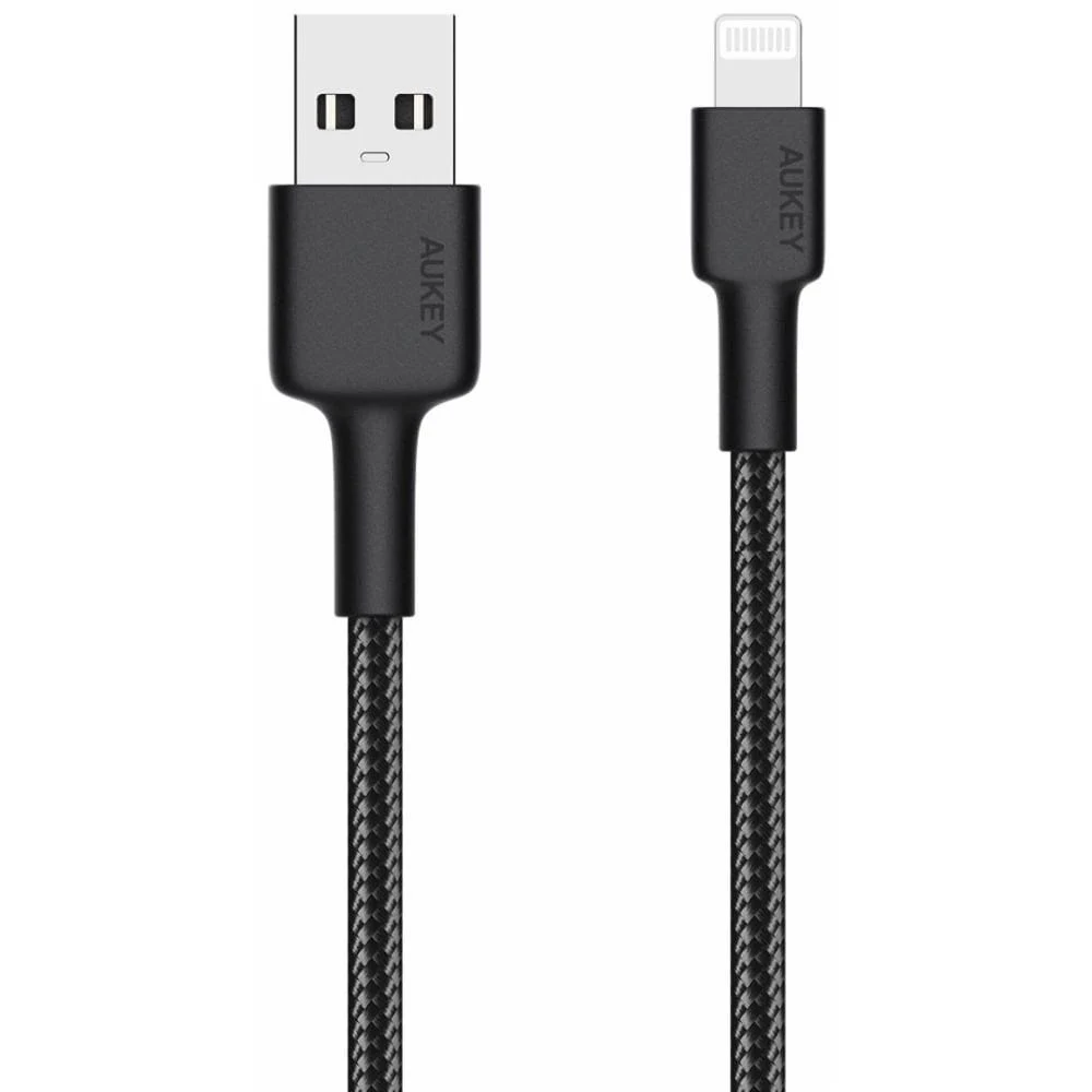 أوكي كابل USB-A إلى لايتنج بطول 0.9 متر - أسود | CB-BAL7-BK