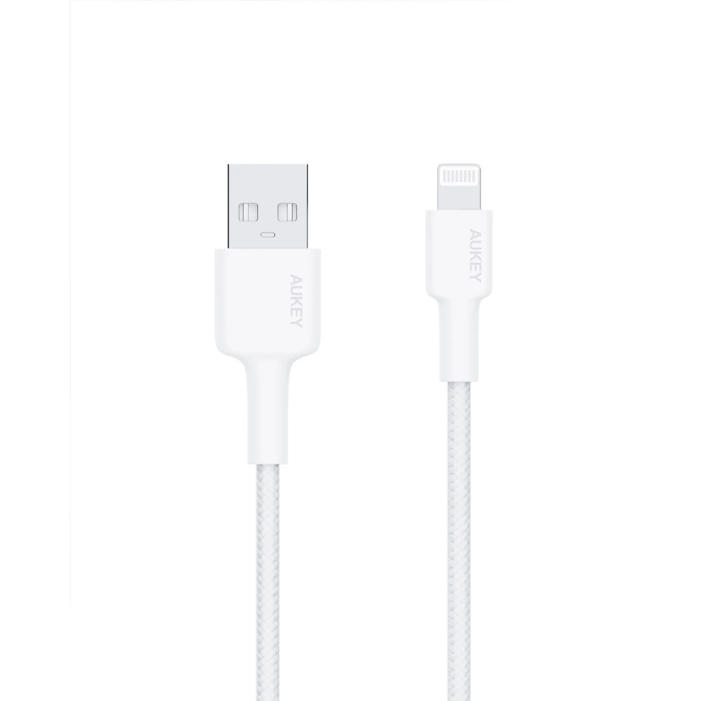 أوكي كابل USB-A إلى لايتنج بطول 0.9 متر - أبيض | CB-BAL7-WH