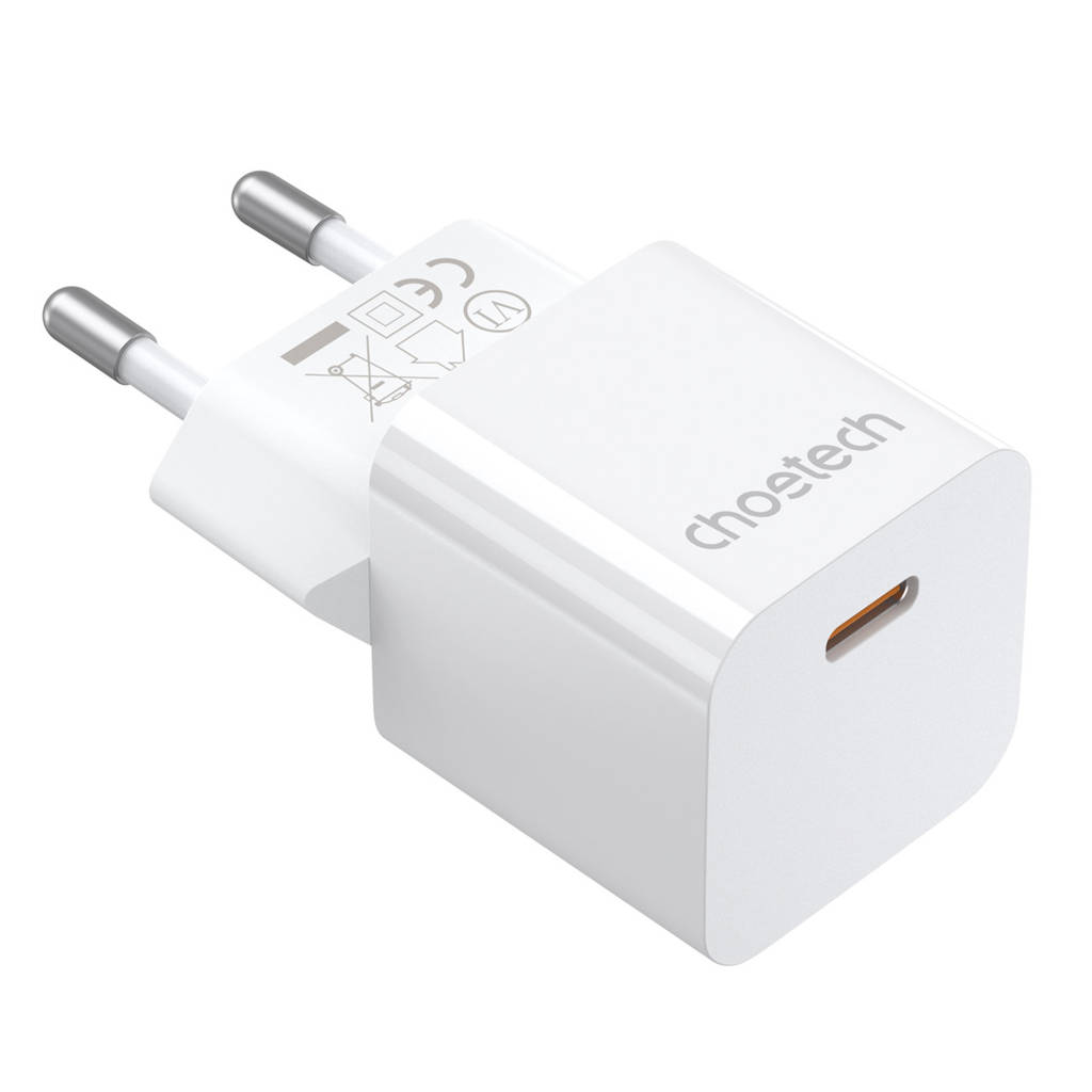 Choetech PD5010 USB-C Wall Charger 20W White