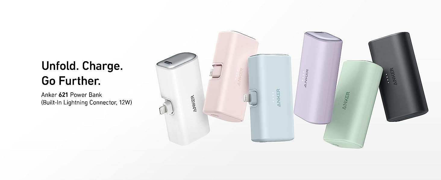 Anker Powerbank 5.000 mAh, 621 mini-powerbank, batterij voor kleine draagbare mobiele telefoons, MFI-gecertificeerde bliksemoplader 12 W, compatibel met iPhone 14/14 Pro/14 Plus/14 Pro Max, iPhone 13- en 12-serie Anker Powerbank 5.000 mAh, 621 mini-powerbank, batterij voor kleine draagbare mobiele telefoons, MFI-gecertificeerde bliksemoplader 12 W, compatibel met iPhone 14/14 Pro/14 Plus/14 Pro Max, iPhone 13- en 12-serie