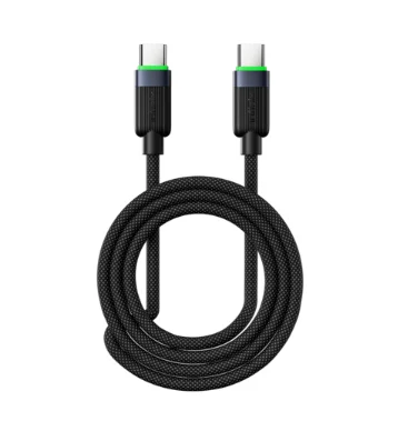 إنفينيكس كابل USB-C to USB-C بقدرة 100 واط، مضفر - رمادي | XDC185 إنفينيكس كابل USB-C to USB-C بقدرة 100 واط، مضفر - رمادي | XDC185