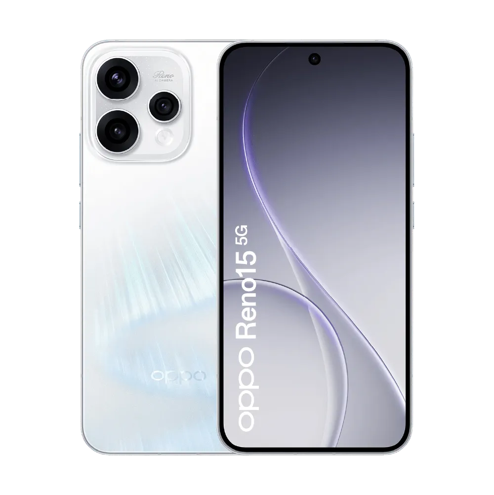 Oppo Reno 15 5G 12GB 512GB - Aurora White | Etisal Store