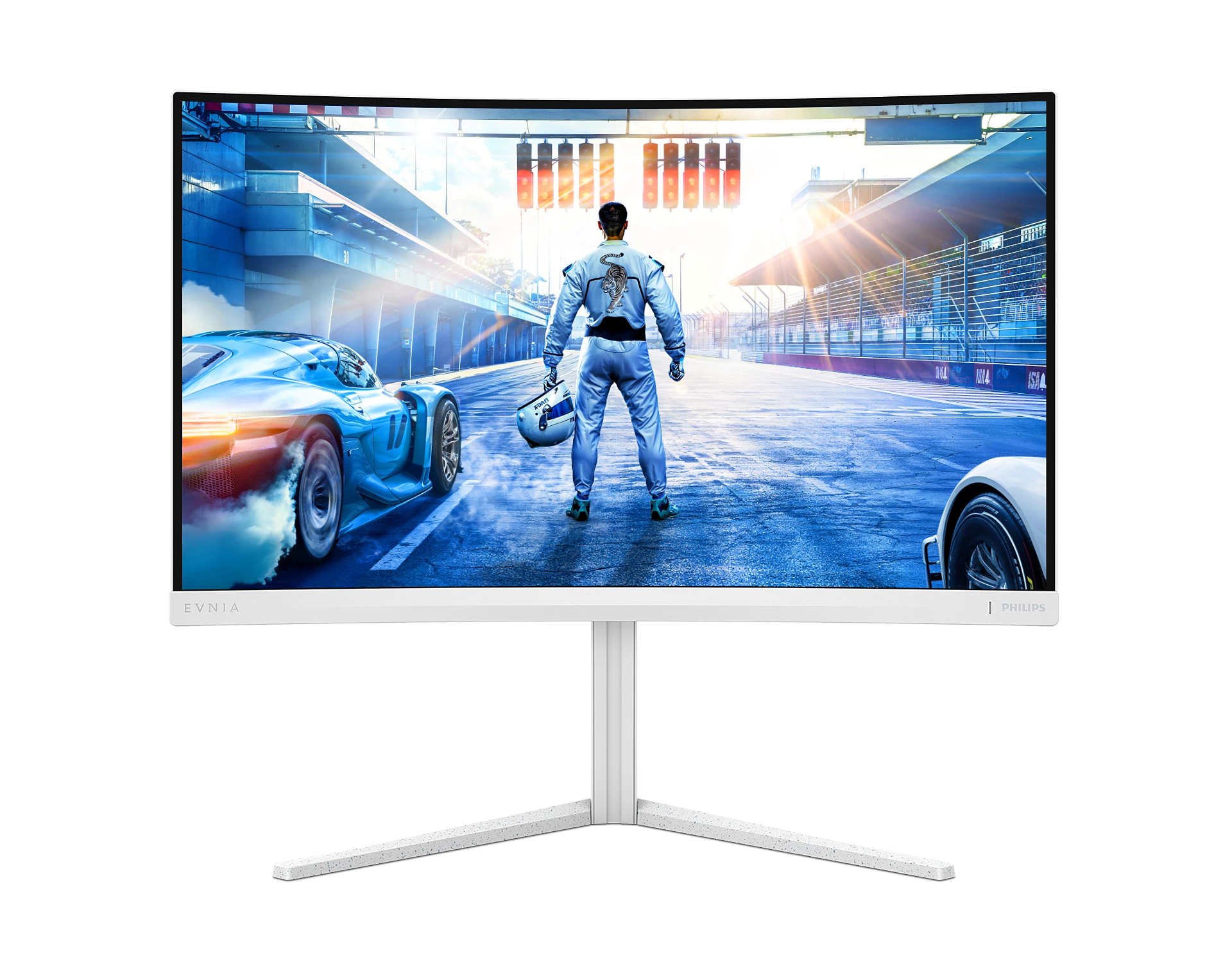 Philips Evnia Curved 27 Inch QHD 180Hz Gaming Monitor - White