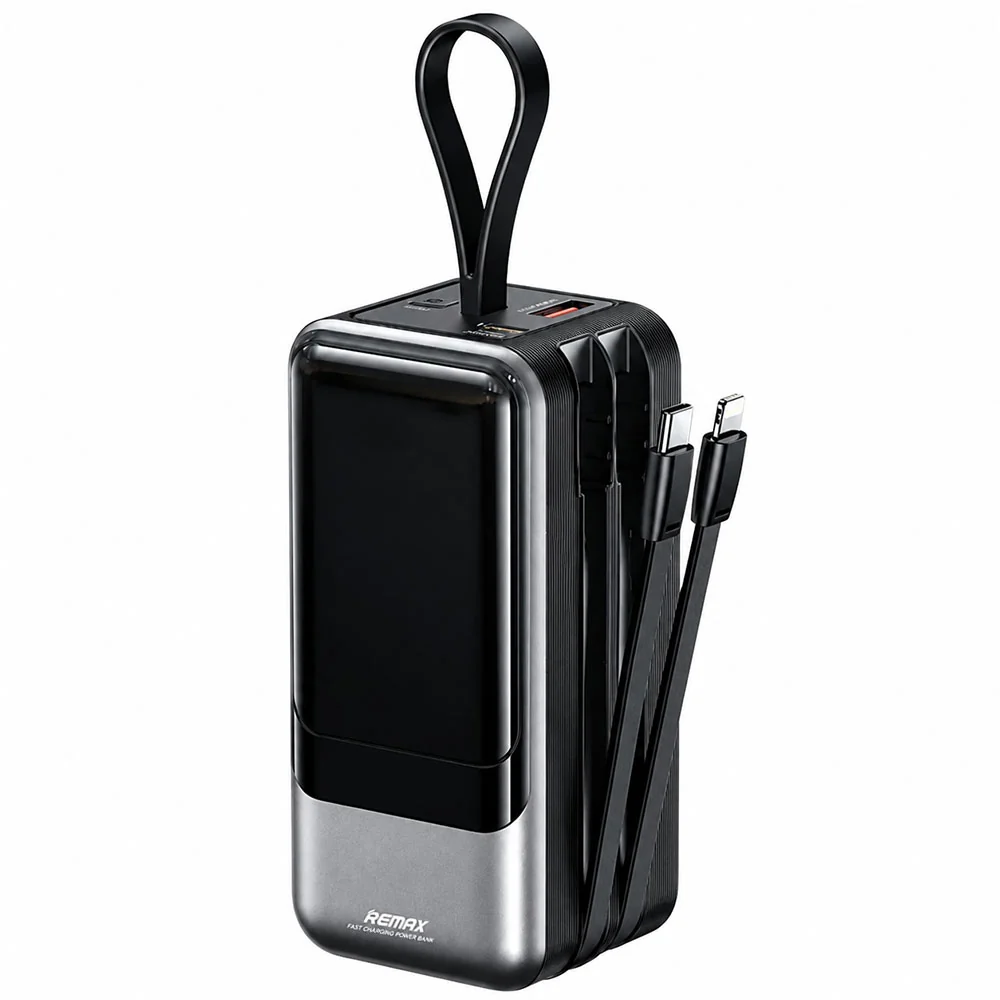 Remax Power Bank Dinba 20000mAh 65W And 60W with Fast Charging Cable - Balck | RPP-59