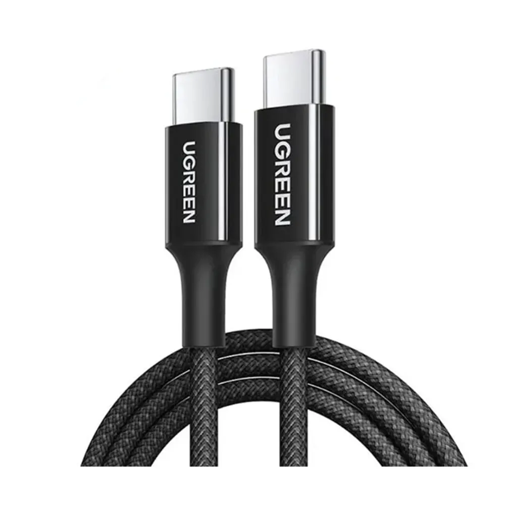Ugreen USB-C to USB-C Round Cable Braided 1M - Black