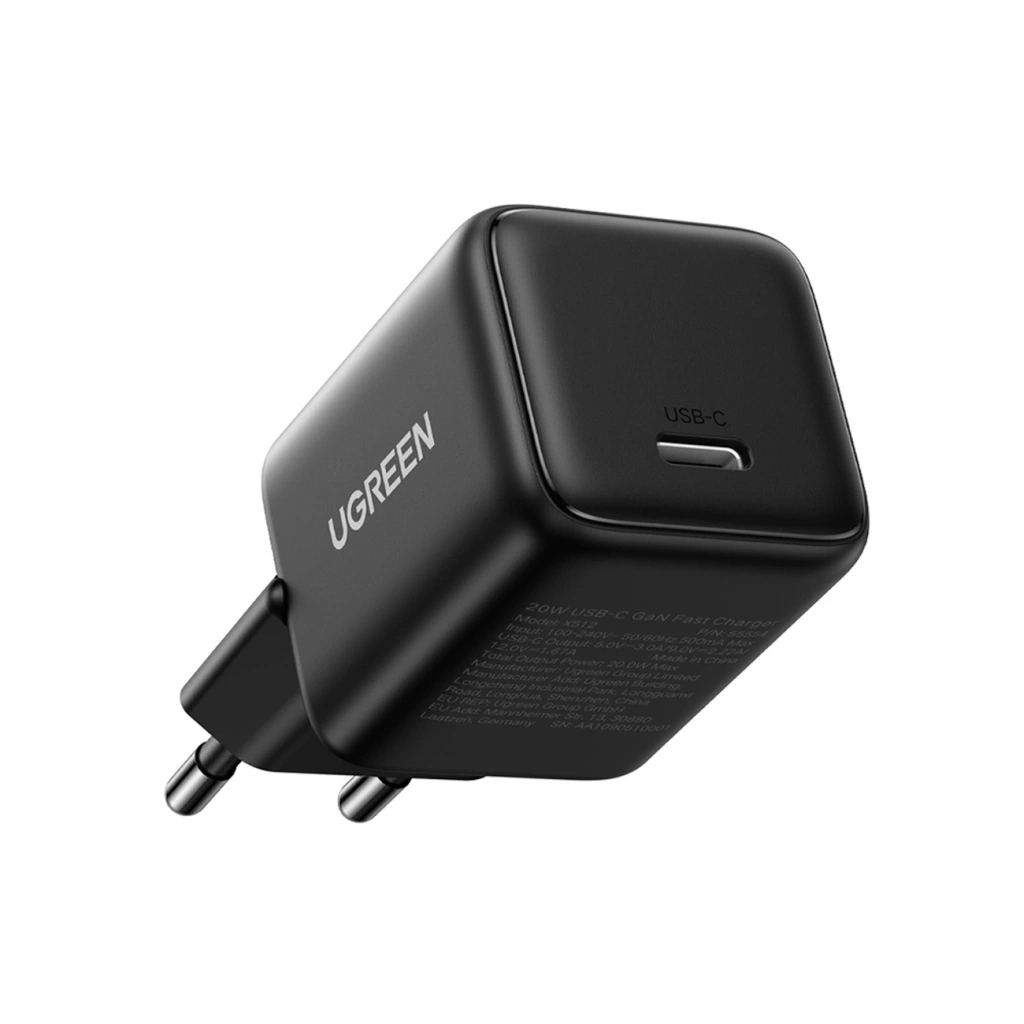 Ugreen Wall Charger 30W Gan - Black | X513
