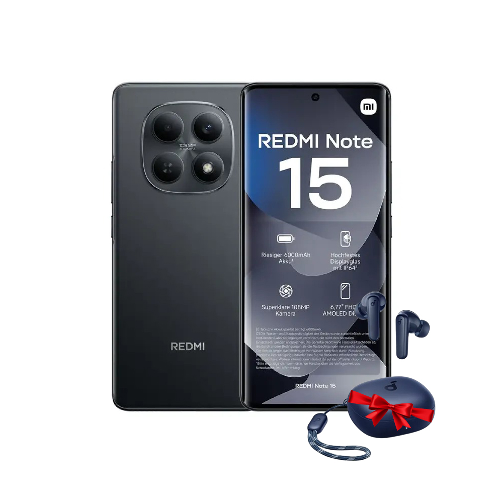 Xiaomi Redmi Note 15 8GB RAM 256GB - Black Xiaomi Redmi Note 15 8GB RAM 256GB - Black